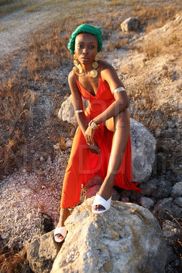  2022-03-26 Kaye Cox Everglades Orange Dress